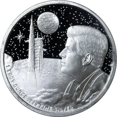 1 oz Apollo Moon Landing - Silver Round (3)