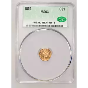 1852 G$1 T1 CACG MS63 (2)