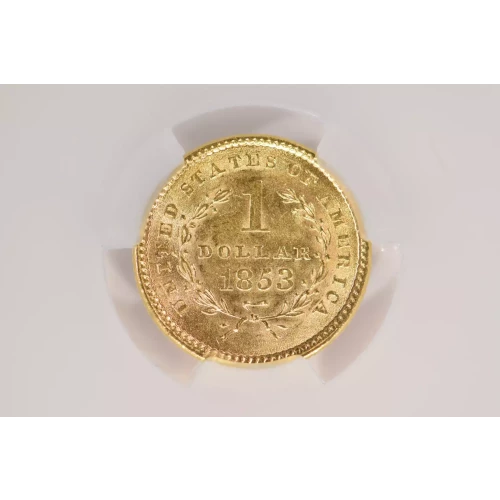 1853 G$1 T1 CACG MS64 (5)