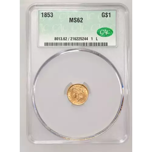 1853 G$1 T1 CACG MS62 (2)