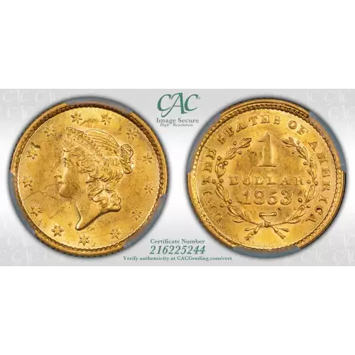 1853 G$1 T1 CACG MS62 (4)