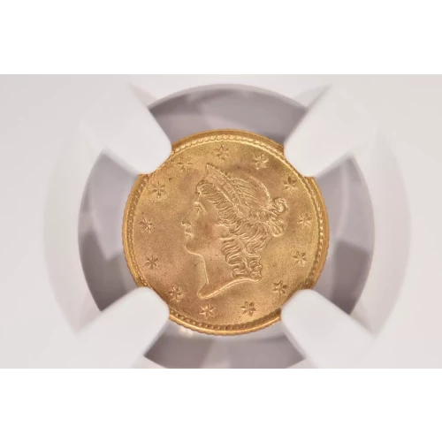 1853 Gold Dollar NGC MS66 (3)