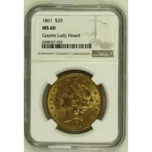 1861 20 Lib NGC MS60 CAC CAC (2)