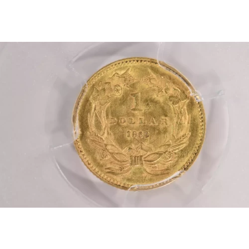 1862 G$T3 PCGS MS64CAC CAC (3)