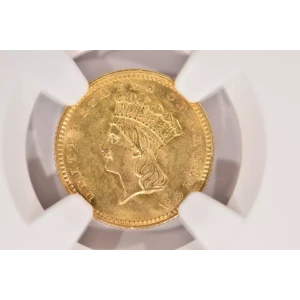 1862 Type 3 Gold Dollar NGC MS66 (3)