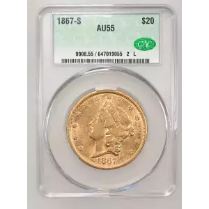 1867 20 Lib CACG AU55 (2)