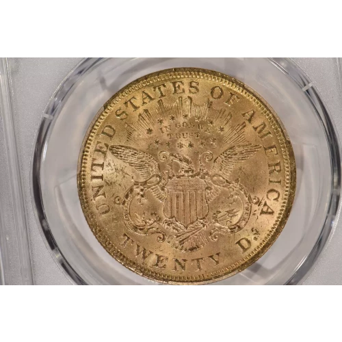 1873 20 Lib Open 3 MS61CAC CAC (2)