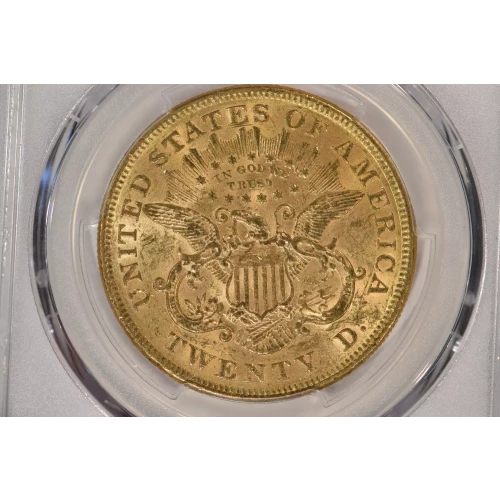 1873 20 Lib PCGS MS61CAC CAC (2)
