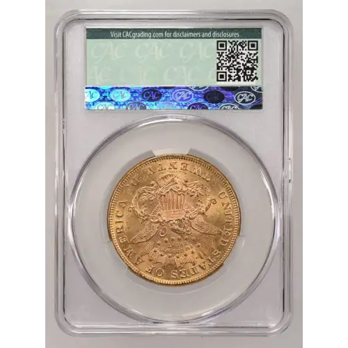 1873 Open 3 20 Lib CACG MS61 (3)