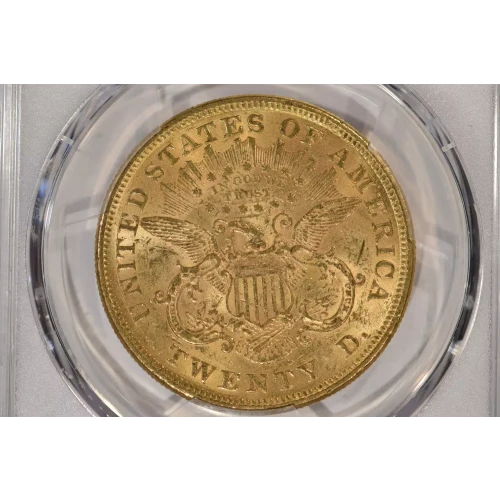1873 Open 3 $20 PCGS MS61 (2)