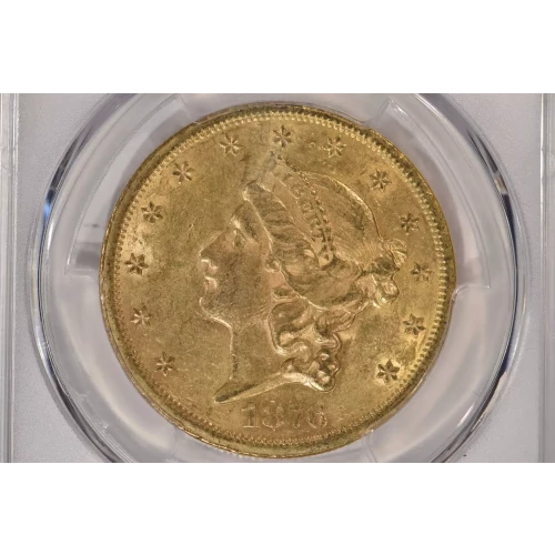 1876-S 20 Lib PCGS MS61
