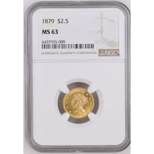 1879 $2.5 Lib NGC MS63 (2)