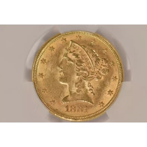 1881 5 Lib CACG MS64 (4)