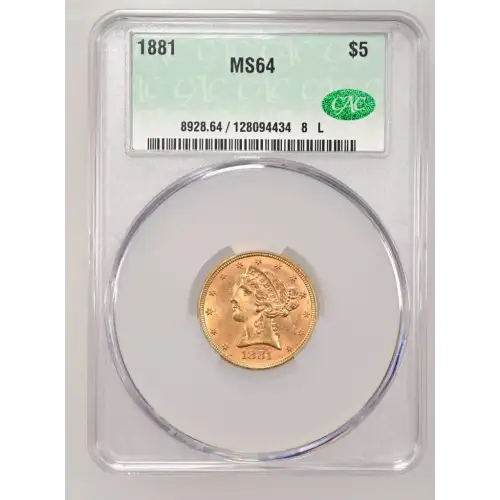 1881 5 Lib CACG MS64 (2)