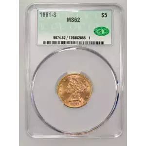 1881S 5 Lib CACG MS62 (2)