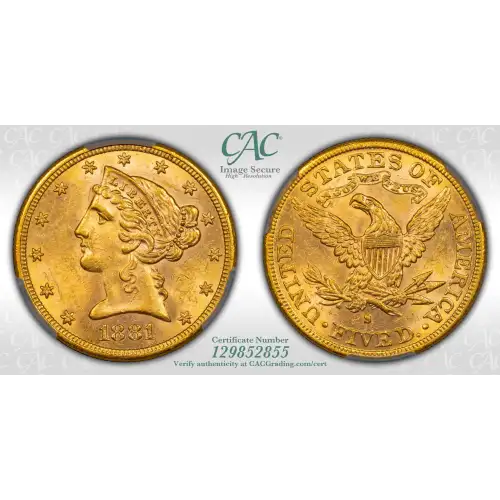 1881S 5 Lib CACG MS62 (4)
