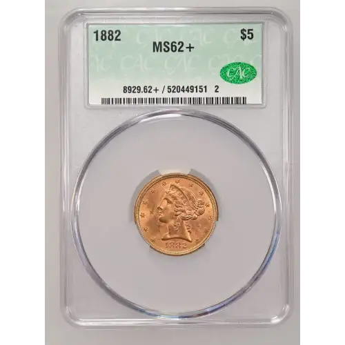 1882 5 Lib CACG MS62+ (2)