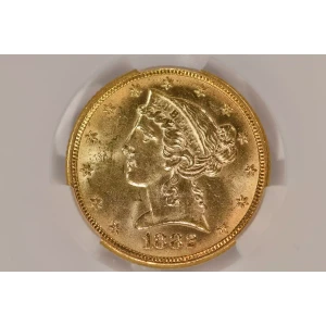 1882 5 Lib CACG MS64 (4)