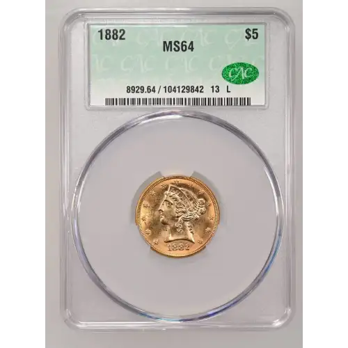 1882 5 Lib CACG MS64 (2)