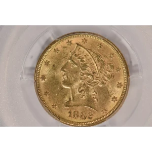 1882 $5 Lib PCGS MS63 CAC CAC