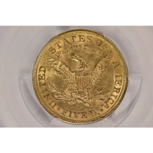 1882 $5 Lib PCGS MS63 CAC CAC (2)