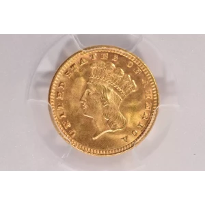1883 G$1 T3 PCGS MS66