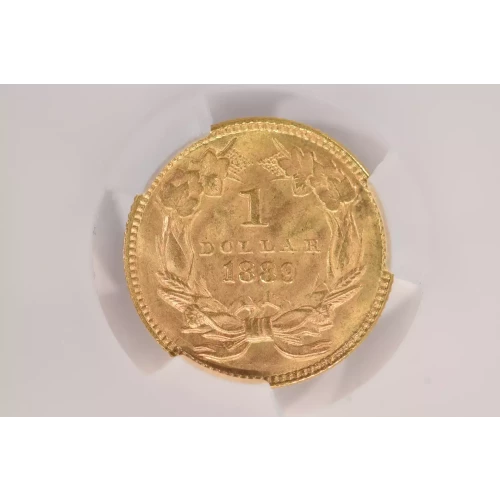 1883 Gold Dollar T3 CACG MS66 (5)