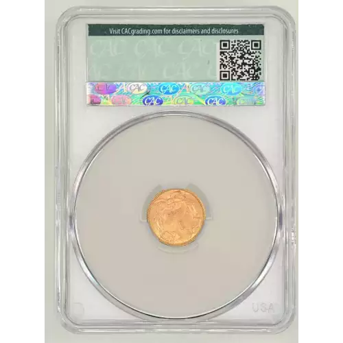 1883 Gold Dollar T3 CACG MS66 (3)