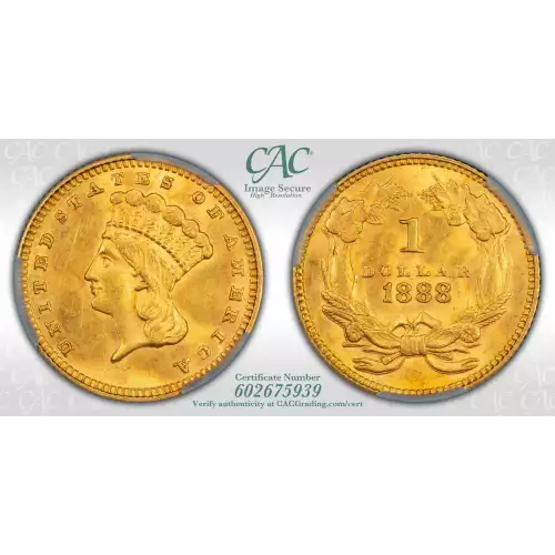 1888 G$1 T3 CACG MS63 (4)