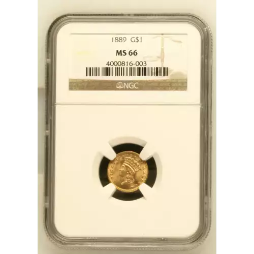 1889 Gold Dollar  T3 NGC MS66 CAC CAC (2)
