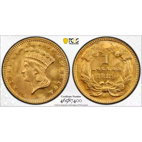 1889 T3 Dollar PCGS MS66 CAC CAC (2)