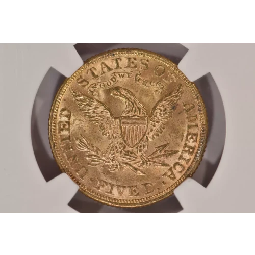 1892 5 Lib NGC MS63 (4)