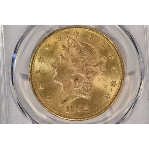 1892S 20 Lib PCGS MS63+ CAC CAC (2)