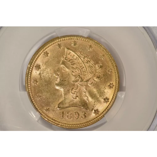 1893 10 Lib CAC MS63 (4)