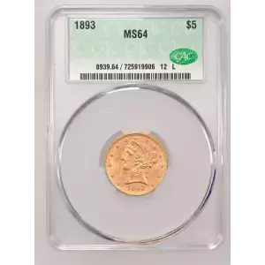 1893 5 Lib CACG MS64 (2)