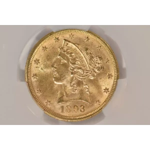 1893 5 Lib CACG MS64 (4)