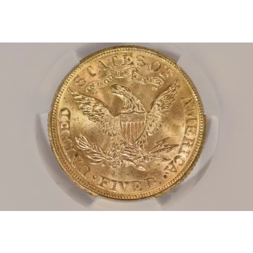 1893 5 Lib CACG MS64 (5)