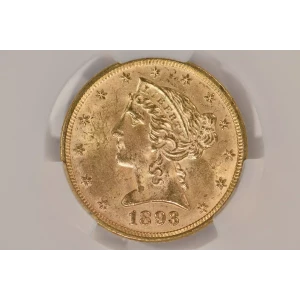 1893 5 Lib CACG MS64 (4)