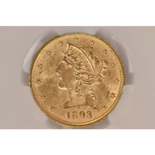 1893 5 Lib CACG MS64 (4)