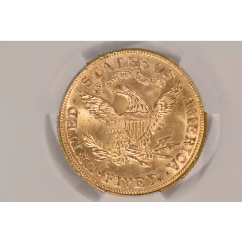 1893 5 Lib CACG MS64 (5)