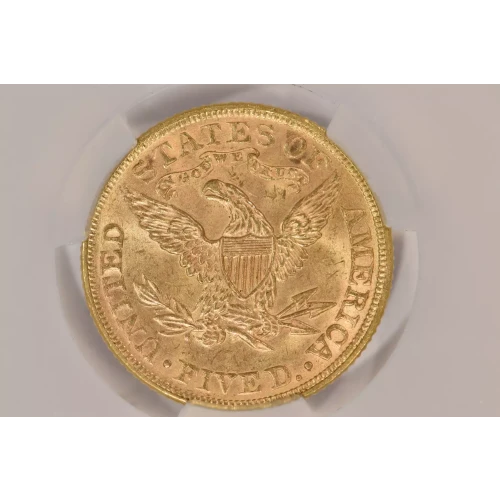 1893 5 Lib CACG MS64 (5)