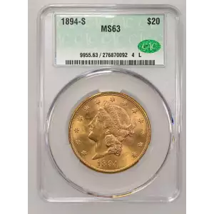 1894S 20 Lib CACG MS63 (2)