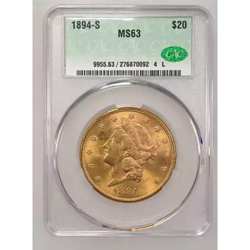 1894S 20 Lib CACG MS63 (2)