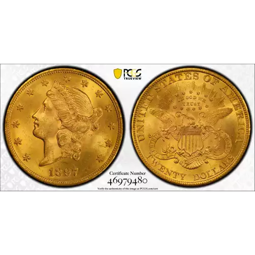 1897 20 Lib PCGS MS64 (2)