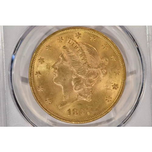 1897 20 Lib PCGS MS64 (2)
