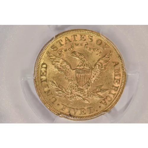 1898 $5 Lib PCGS MS63 CAC CAC (2)