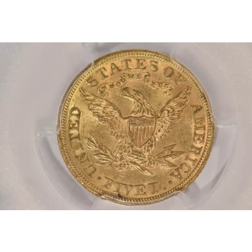 1898 $5 Lib PCGS MS63 CAC CAC (2)