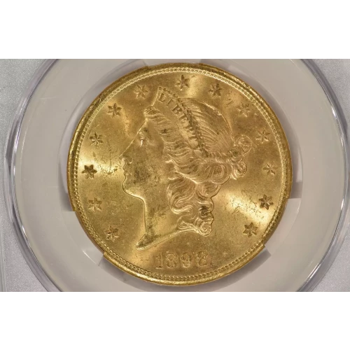 1898S 20 Lib CACG MS63 (4)