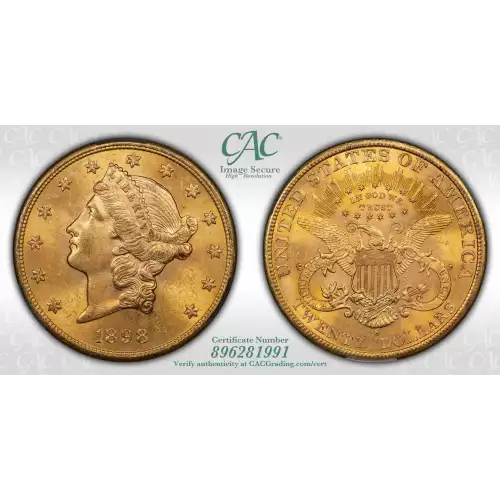 1898S 20 Lib CACG MS64 (4)