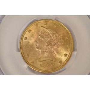 1899 10 Lib CAC MS64 (4)